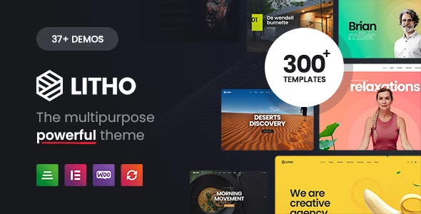 Litho - Multipurpose Elementor WordPress Theme